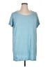 ModCloth Blue Short Sleeve T-Shirt Size 1X - photo 1