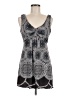Studio Y Paisley Gray Casual Dress Size M - photo 1