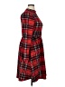 Shein Plaid Red Casual Dress Size XL - photo 4