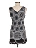 Studio Y Paisley Gray Casual Dress Size M - photo 2