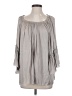 Halston Heritage 100% Polyester Gray Casual Dress Size XS - photo 1