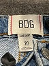 BDG 100% Cotton Blue Denim Shorts Size 26 - photo 3