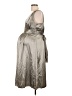 Ripe Limited Metallic Silver Cocktail Dress Size L - photo 5