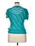 Iz Byer Teal Short Sleeve Top Size 1X - photo 2