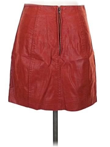 Free People Faux Leather Skirt (view 2)