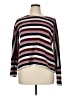 Chenault Stripes Burgundy Pullover Sweater Size XL - photo 1