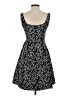 Nine West 100% Polyester Chevron-herringbone Gray Casual Dress Size 2 - photo 2