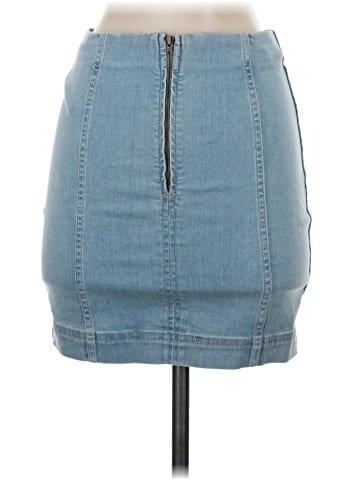 Free People Denim Skirt (view 2)