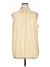 Athleta Yellow Sleeveless Button-Down Shirt Size 1X - photo 1