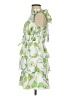 AMUR Floral White Green Cocktail Dress Size 00 - photo 5