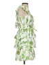 AMUR Floral White Green Cocktail Dress Size 00 - photo 4