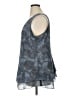 H By Halston 100% Polyester Gray Sleeveless Blouse Size 16 - photo 5
