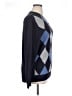 Liz Claiborne 100% Cotton Argyle Blue Pullover Sweater Size XL - photo 4