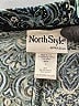 North Style Paisley Teal Casual Pants Size L - photo 7