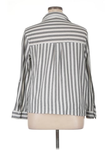 Flower & Feather 3/4 Sleeve Blouse (view 2)