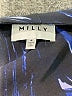 Milly Graphic Blue Cocktail Dress Size 4 - photo 7