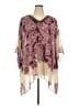 Catherines 100% Polyester Burgundy Kimono Size 2X - photo 1