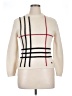 Burberry Plaid Ivory Pullover Sweater Size EU 46 / US 16 - photo 1