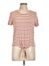 Pink Republic Red Short Sleeve Top Size L - photo 1