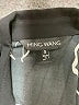 MING WANG 100% Polyester Color Block Graphic Floral Black 3/4 Sleeve Blouse Size S - photo 7