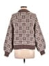 Vero Moda Chevron-herringbone Brown Pullover Sweater Size M - photo 2