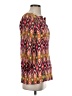Tory Burch Aztec Or Tribal Print Multi Color Pink 3/4 Sleeve Blouse Size 2 - photo 4