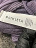 Athleta 100% Nylon Solid Purple Gray Turtleneck Sweater Size S - photo 7