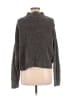 Forever 21 100% Polyester Metallic Gray Turtleneck Sweater Size M - photo 2