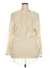 Democracy 100% Polyester Ivory Long Sleeve Blouse Size 2X - photo 2