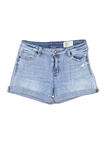 Cosmic Blue Love Denim Shorts (view 1)