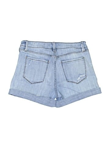 Cosmic Blue Love Denim Shorts (view 2)