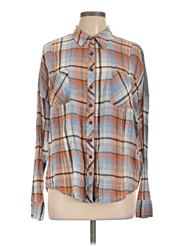 We the Free Long Sleeve Button-Down Shirt (view 1)