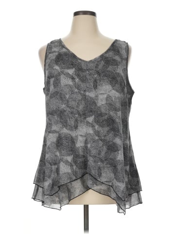 H By Halston Sleeveless Blouse (view 1)