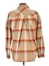 PrAna Plaid Tan Long Sleeve Blouse Size L - photo 2