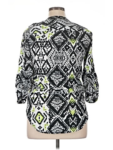 Fashion Web 3/4 Sleeve T-Shirt (view 2)