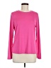 Hanes 100% Polyester Pink Long Sleeve T-Shirt Size M - photo 1