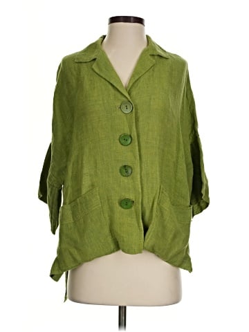 Lafayette 148 New York 3/4 Sleeve Button-Down Shirt (view 1)