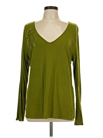 New York & Company Long Sleeve T-Shirt (view 1)