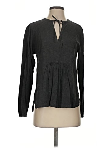 James Perse Long Sleeve Blouse (view 1)