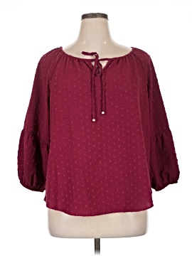 Adrienne Vittadini 3/4 Sleeve Blouse
