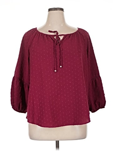 Adrienne Vittadini 3/4 Sleeve Blouse (view 1)