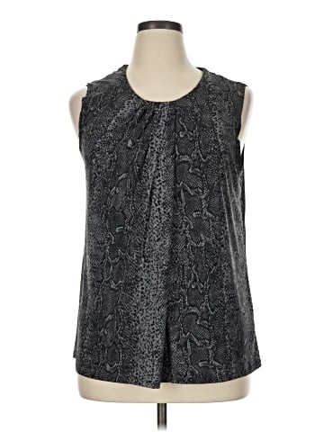 Anne Klein Sleeveless Blouse (view 1)