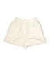Assorted Brands 100% Linen Solid Ivory Cargo Shorts Size 8 - photo 1