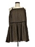 Flannel Polka Dots Brown Casual Dress Size M - photo 1