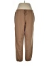 Vince. Solid Brown Casual Pants Size L - photo 1