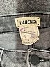 L'Agence Chevron-herringbone Gray Jeans Size 27 waist - photo 4