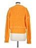 Line & Dot Orange Pullover Sweater Size M - photo 2