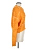Line & Dot Orange Pullover Sweater Size M - photo 4