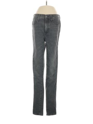 Madewell Tall 10" High-Rise Skinny Jeans in Oakwood Wash (view 1)
