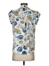 41Hawthorn Blue Short Sleeve Blouse Size S - photo 2